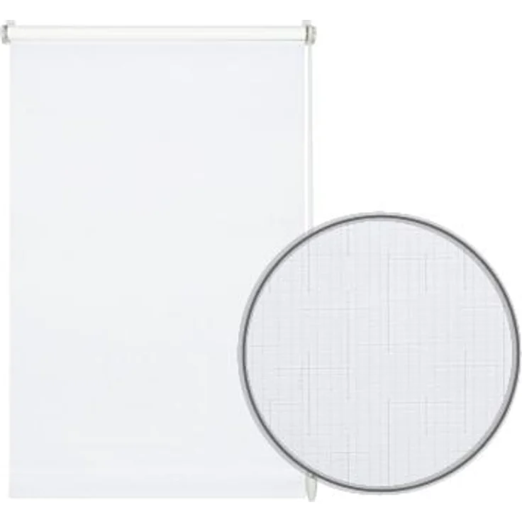 Gardinia Easyfix Rollo Uni, Reinweiß, 150x60 cm – Bild 4