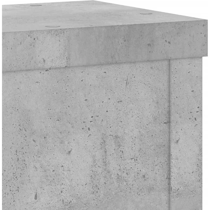 vidaXL Pflanzenständer 2 Stk. Betongrau 15x15x20 cm Holzwerkstoff 852891 – Bild 7