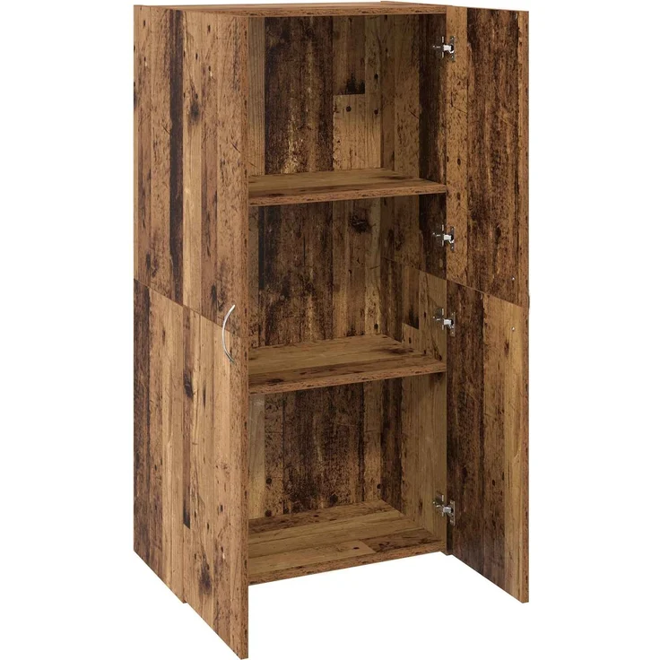 vidaXL Büroschrank Altholz 60 x 32 x 115 cm Holzwerkstoff 879636 – Bild 5