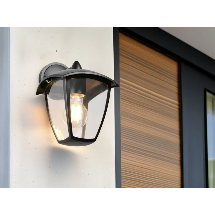 Trio Außenwandleuchte Venta II E27 anthrazit
