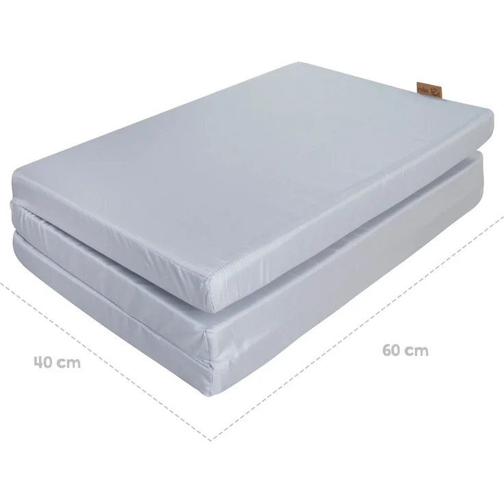 roba Reisebettmatratze 60 x 120 cm 'roba Style grau' inkl. Tragetasche – Bild 3