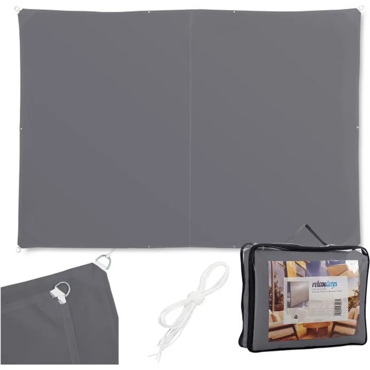 Relaxdays Sonnensegel Polyester – Bild 1