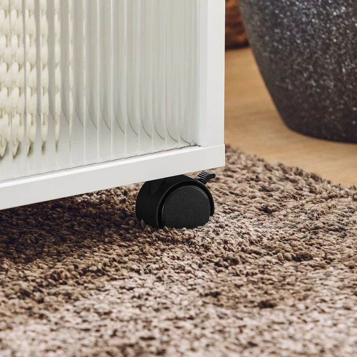 SoBuy FBT141-W Couchtisch, Spanplatte, Melamin, Weiß, 70 x 61 x 35 cm – Bild 8