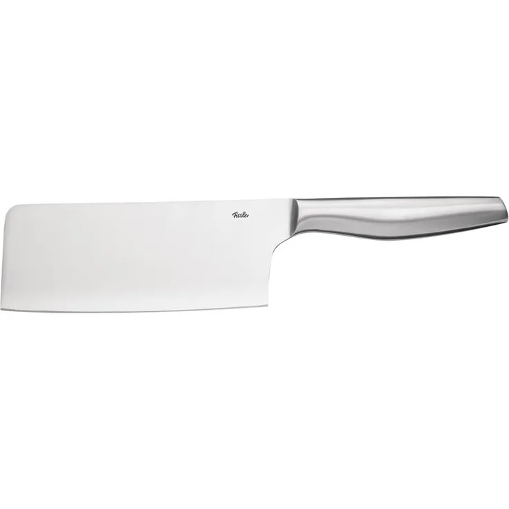 Fissler Hackmesser Essential, stabile Klinge, Halbkropf, leicht gebogenes Klingenprofil
