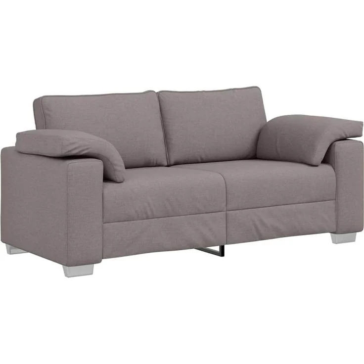 vidaXL Zweisitzer-Sofa Taupe 180 cm Stoff 4105233 – Bild 2