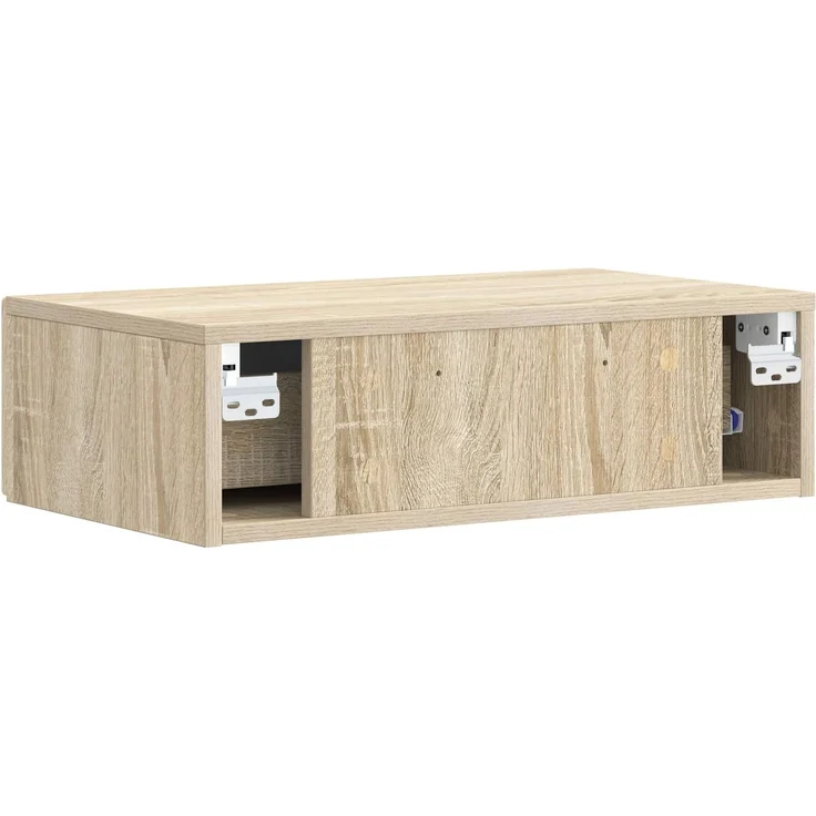 vidaXL Wandmontierter Beistelltisch 87,5 x 34,5 x 17 cm Holzwerkstoff 898837 – Bild 6