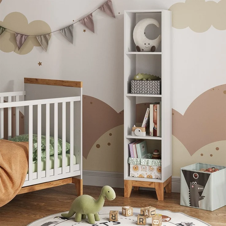 Vitalispa Kinderregal Weiß/Artisan 35.2 x 159.5 cm, Malia – Bild 3