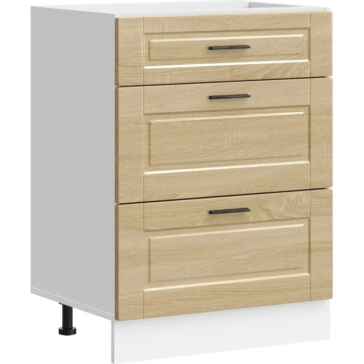 vidaXL Küchenunterschrank Porto Sonoma-Eiche Holzwerkstoff 854262 – Bild 6