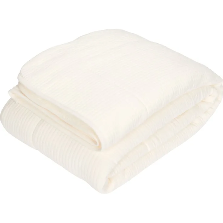 Little Dutch Pure Babydecke Soft White Weiß off white