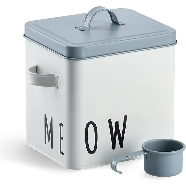 Zeller Present Vorratsdose Meow, Metall, (2-tlg), für Katzenfutter