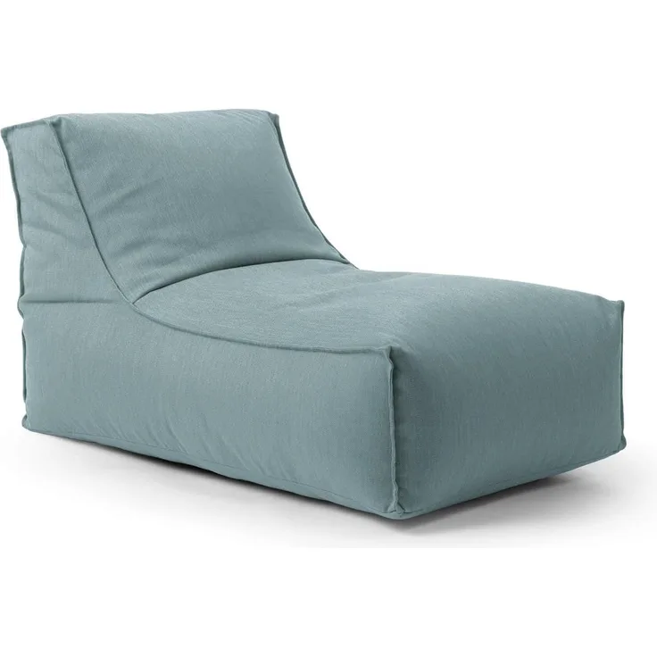 mokebo Sitzsack Der Sundowner (für drinnen & draußen), Bean Bag Outdoor für Kinder & Erwachsene, Gartenliege in Blau