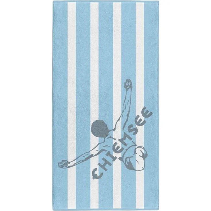 Chiemsee Strandtuch, Badetuch, Sporttuch, Strandlaken 90 x 180 cm, 100% Baumwolle, gewebte Qualität – Bild 1