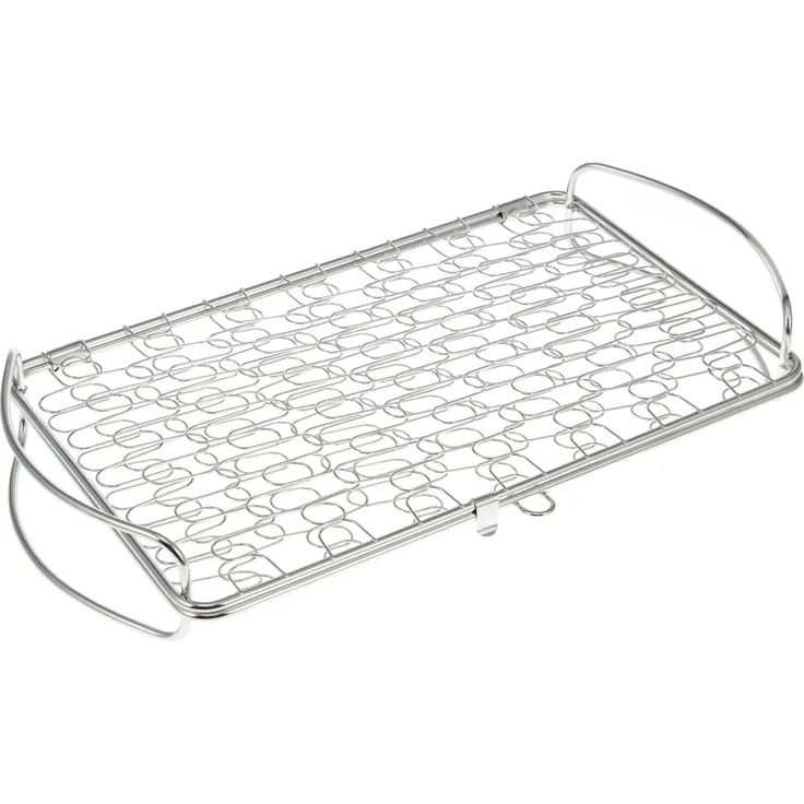 bremermann Grillkorb dehnbar // Edelstahl // 42 x 23,5 cm // für ganzen Fisch, Fleisch, Gemüse