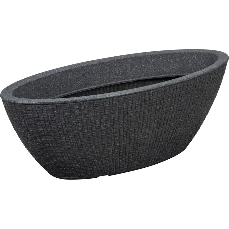 Scheurich Pflanzschele Serie 298 Barceo Jardiniere stony black Ø 60 cm