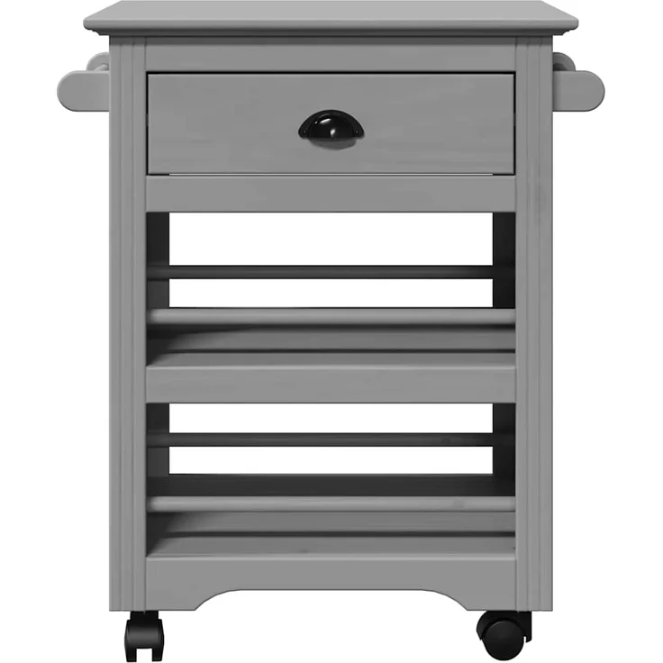 vidaXL Küchenwagen BODO Grau 67,5x45x80 cm 4016880 – Bild 3