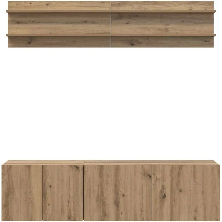 vidaXL TV-Einheiten Wandmontiert 6 pcs Artisan-Eiche Holzwerkstoff 3403569 – Bild 8