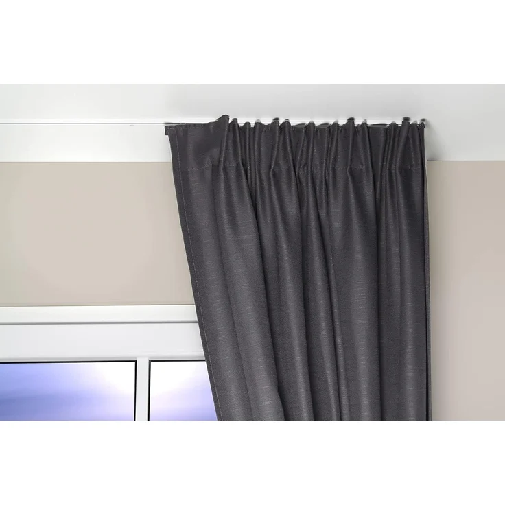 Deco-Raum® Gardinenschiene Minimal | Länge: 290cm | Material: Aluminium | Farbe: Weiß – Bild 5