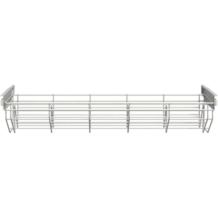 Forte Schach & MATT Aufbewahrungskorb 80 90, Kleiderschrankzubehör, praktisches Add-on, Schlafzimmer, Stauraum, graues Metall, 82 cm breit x 16 cm hoch x 50 cm tief – Bild 4
