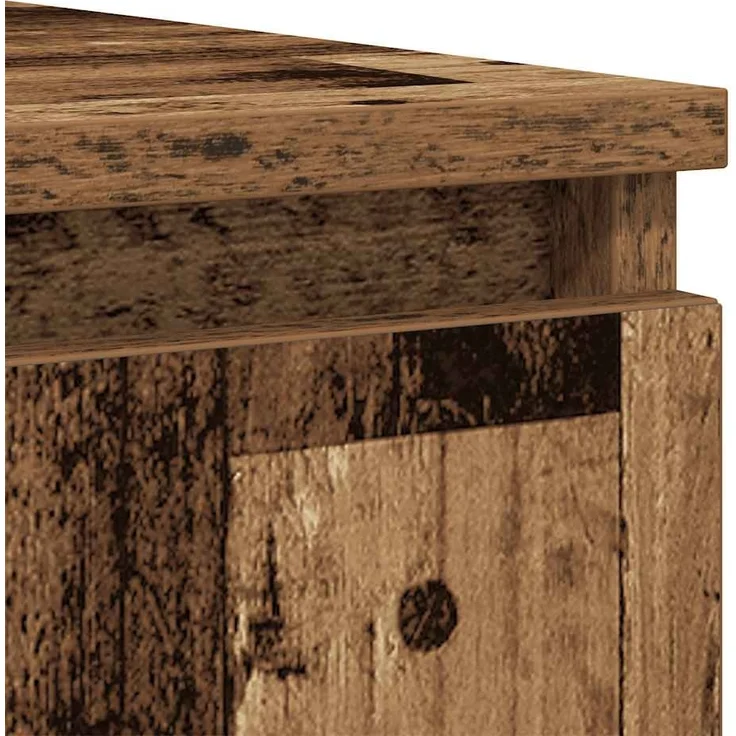 vidaXL Sideboard mit Schubladen Altholz-Optik 100,5x35x98,5 cm 3328460 – Bild 9