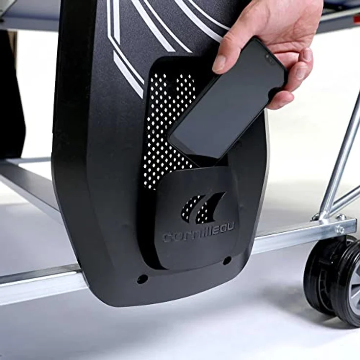Cornilleau Indoor Tischtennisplatte Sport 500, COMPACT TECHNOLOGY, blendfreie MATTOP-Beschichtung, stabiler Rahmen, integrierte Ballablage, DSI-Verriegelungsmechanismus – Bild 7