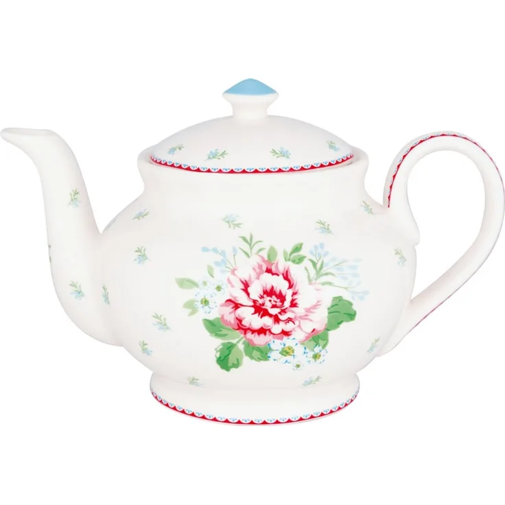 Greengate Teekanne Alivia white
