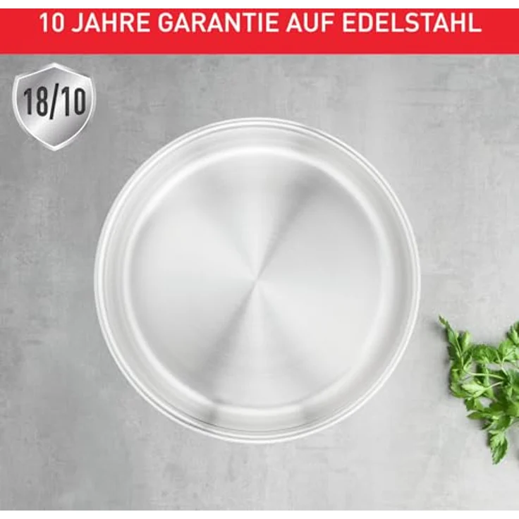 Tefal Ingenio Preference On 4-teiliges Kasserollenset, 16/18/20 cm, Topfset abnehmbarer Griff, Topfset Induktion stapelbar, platzsparend, einfache Handhabung und Reinigung, Edelstahl, L898S3 – Bild 8