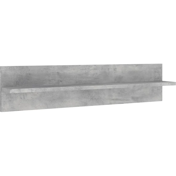 vidaXL 5-tlg. Wohnwand mit LED-Beleuchtung Betongrau Holzwerkstoff 3216685 – Bild 8