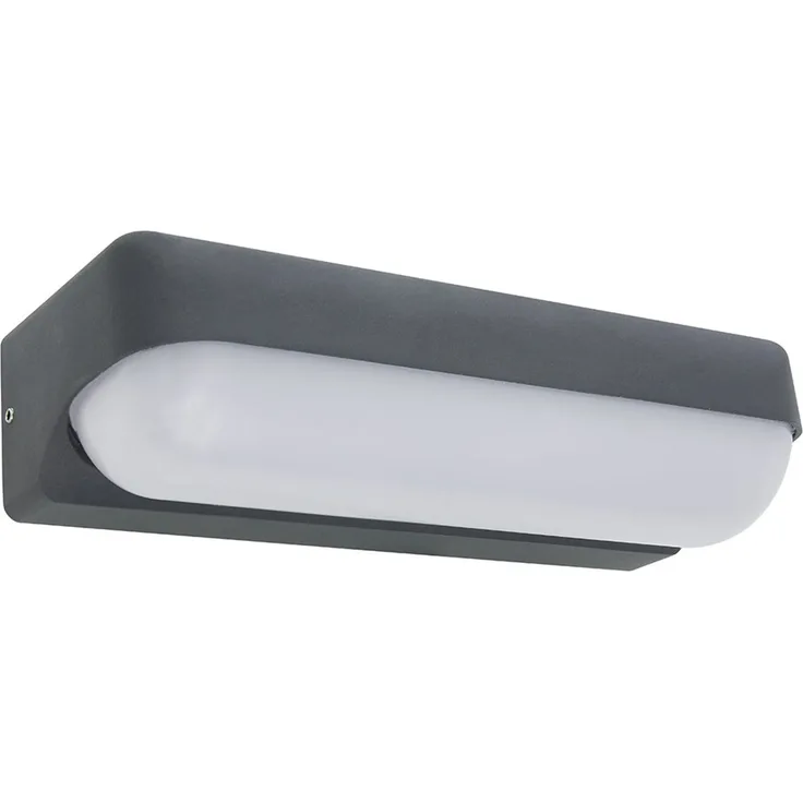 LED Außenleuchte, IP54, leuchtet abwärts, 10 Watt, anthrazit