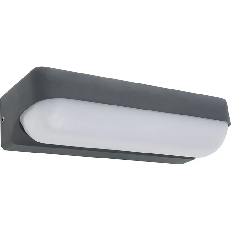 LED Außenleuchte, IP54, leuchtet abwärts, 10 Watt, anthrazit – Bild 1