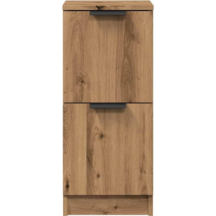vidaXL Sideboards 2 Stk. Artisan-Eiche 30x30x70 cm Holzwerkstoff 856962 – Bild 4