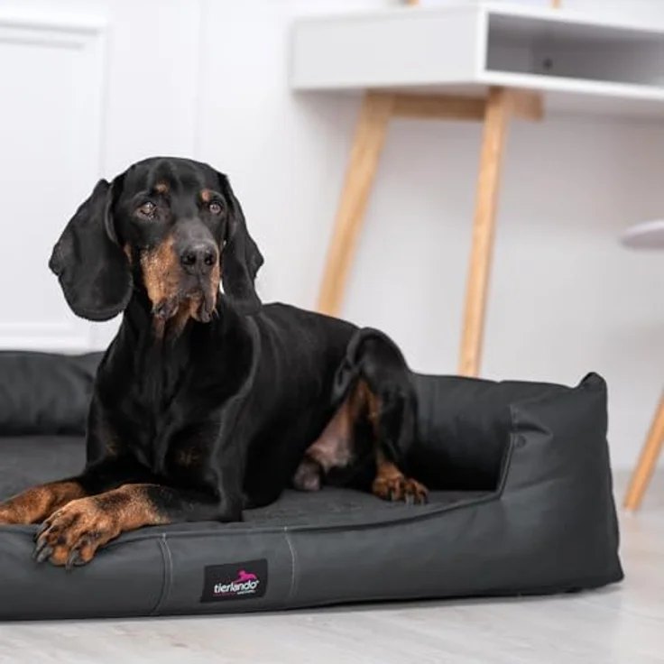 GOOFY Orthopädisches Hundebett - 02 Graphit, 130x100cm – Bild 5
