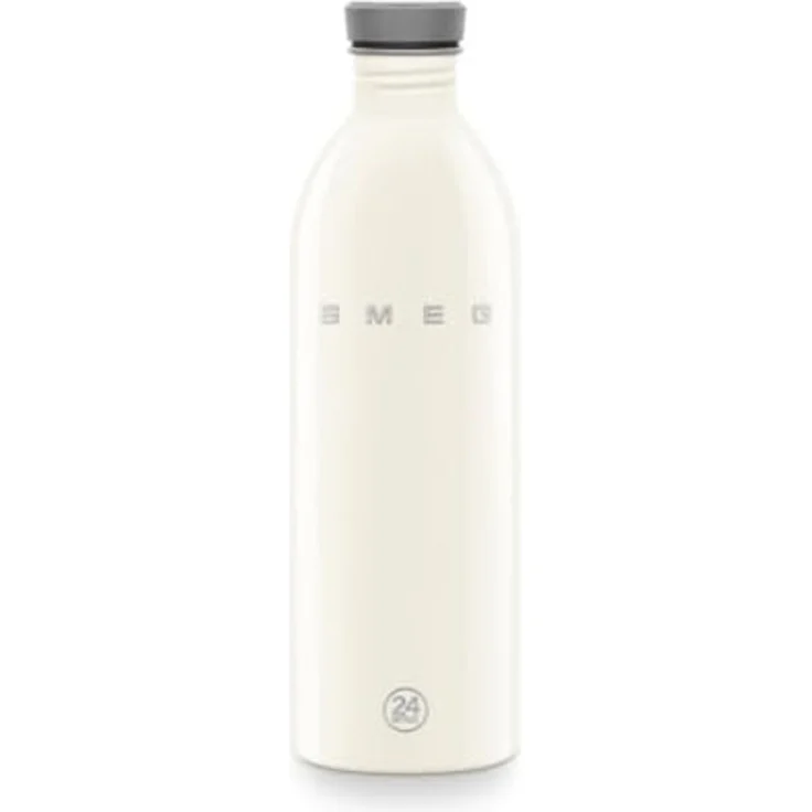 SMEG x 24Bottles Edelstahl Trinkflasche Wasserflasche 1L Creme WBF02CR – Bild 1