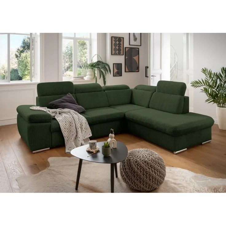 Benformato Sofa Vasto: Elegantes Design mit Schlaffunktion, Bettkasten und verstellbaren Kopflehnen in 4 Farboptionen - Jetzt bei Myhomelando entdecken