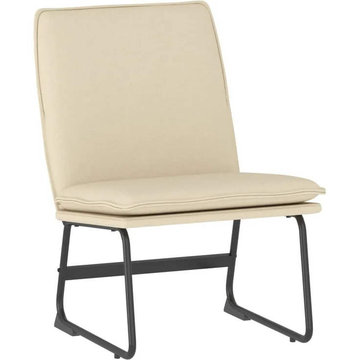 vidaXL Loungesessel Creme 52x75x76 cm Stoff 351318