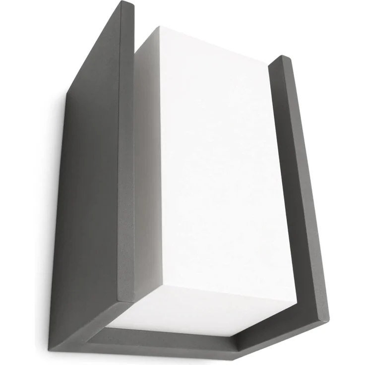 Philips Bridge myGarden moderne Wandaußenleuchte anthrazit E27 – Bild 2
