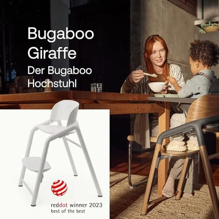 Bugaboo Hochstuhl Giraffe Weiss – Bild 2