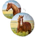 Herding Young Collection Dekokissen Pferd, hochfarbig bedruckt