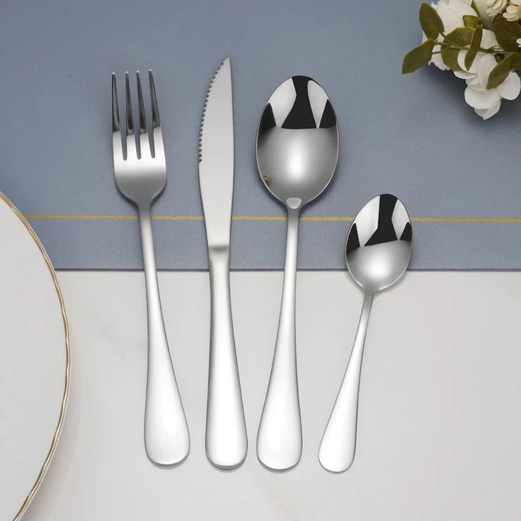 Faizee Home Besteck-Set Besteckset 24 tlg. Edelstahlbesteck für. 6 Personen Gift Box (24-tlg), Edelstahl – Bild 4