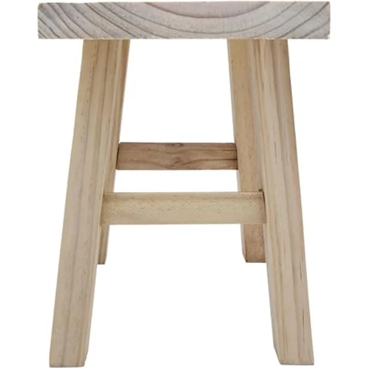 Spetebo Blumenbank Echtholz Pflanzenständer natur rechteckig - 31x25 cm (Anzahl, 1 St, Holzhocker), Naturprodukt – Bild 4