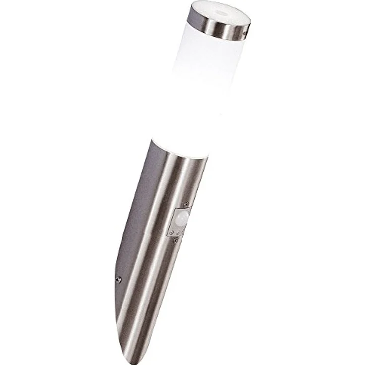 GLOBO LED Außen Wand Leuchte 3157SLED, Edelstahl Strahler mit E27 9W Warmweiß, IP44, mit Sensor – Bild 1