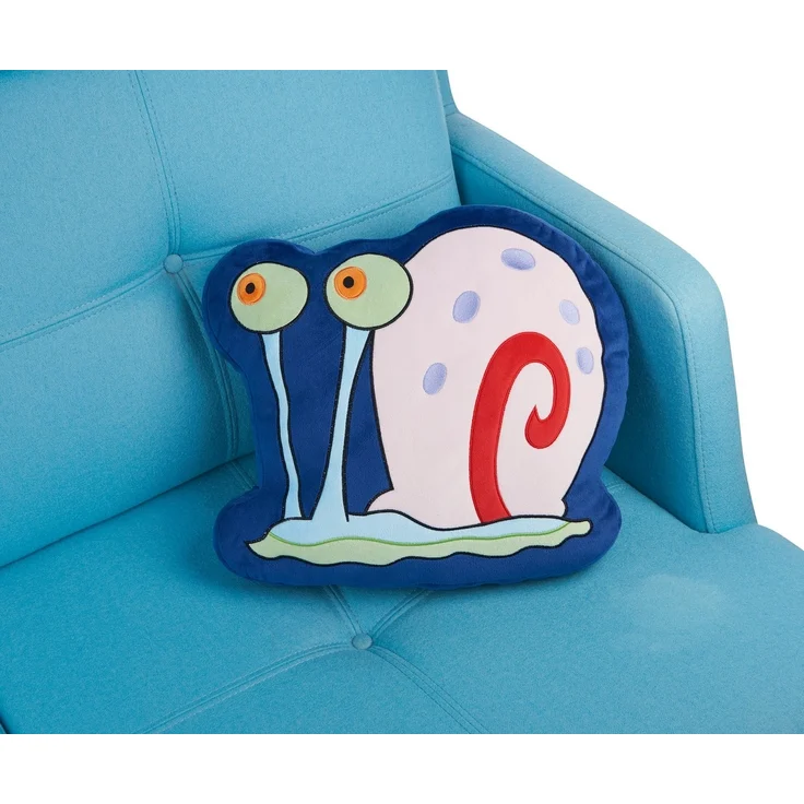 United Labels® Dekokissen Spongebob Schwammkopf Gary Plüsch Dekokissen Zierkissen 43 x 25 cm – Bild 2