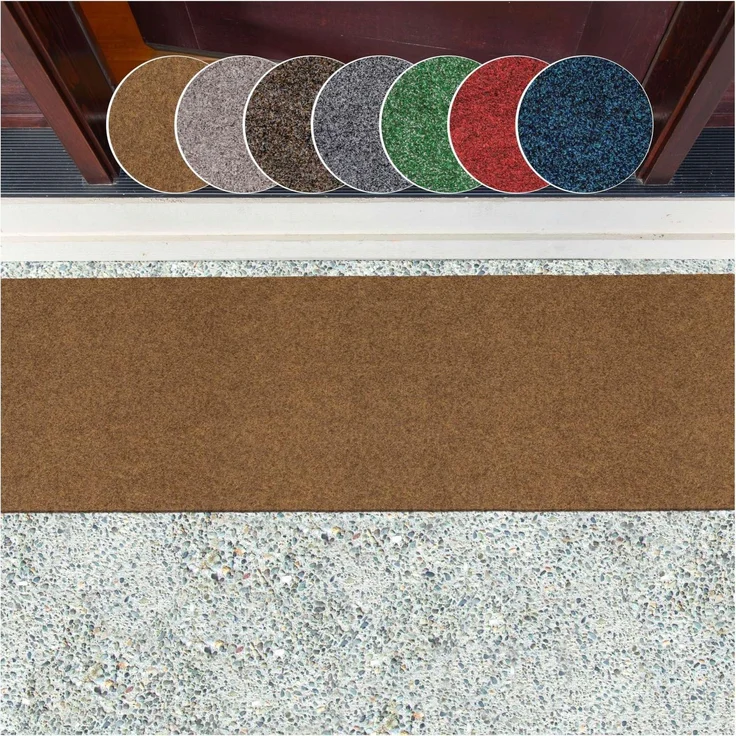 ANRO Schmutzfangmatte Fußmatte Türmatte rutschfest Poet Kokos 40 x 120 cm | Material: Polypropylen, Rücken: TPE-Gummi rutschhemmend, Höhe: 5 mm, Einsatz: Türvorleger für Haustür, Flur, innen & außen