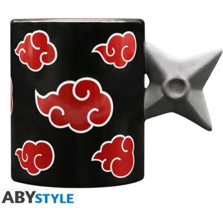 ABYstyle Tasse NARUTO SHIPPUDEN - Mug 3D handle - Shuriken Akatsuki – Bild 4