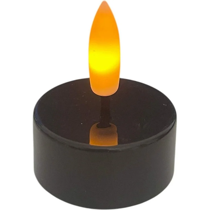 Coen Bakker Deco BV LED-Teelichter Tea Lights, Ein-/Ausschalter, LED, warmweiß, schwarz 10 St. mit Fernbedienung warmweiß dezent flackernd – Bild 4