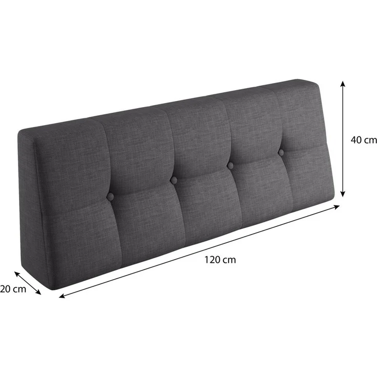 sunnypillow Palettenkissen Kaltschaum Palettenauflage Palettenpolster Palettensofa Sitzkissen Rückenlehne gesteppt 8er Set Grey – Bild 4
