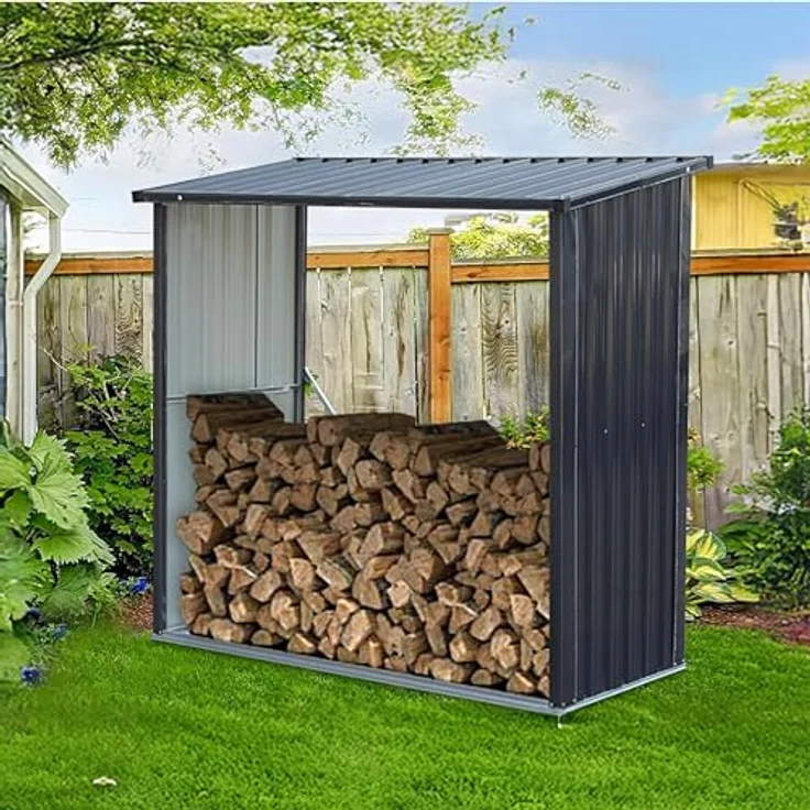 Tepro Kaminholzregal Wood Store 164 x 157 x 71 cm – Bild 7