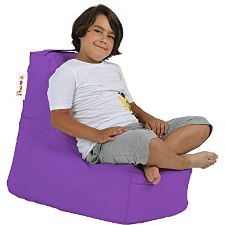 Sitzsack für Kinder, für den Außenbereich, Violett – Bild 2