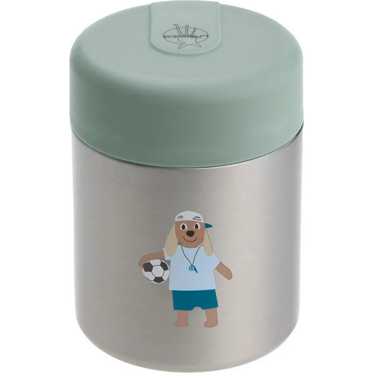 LÄSSIG Thermobehälter Tiny Team Dog, Edelstahl, Silikon, (1-tlg) – Bild 2
