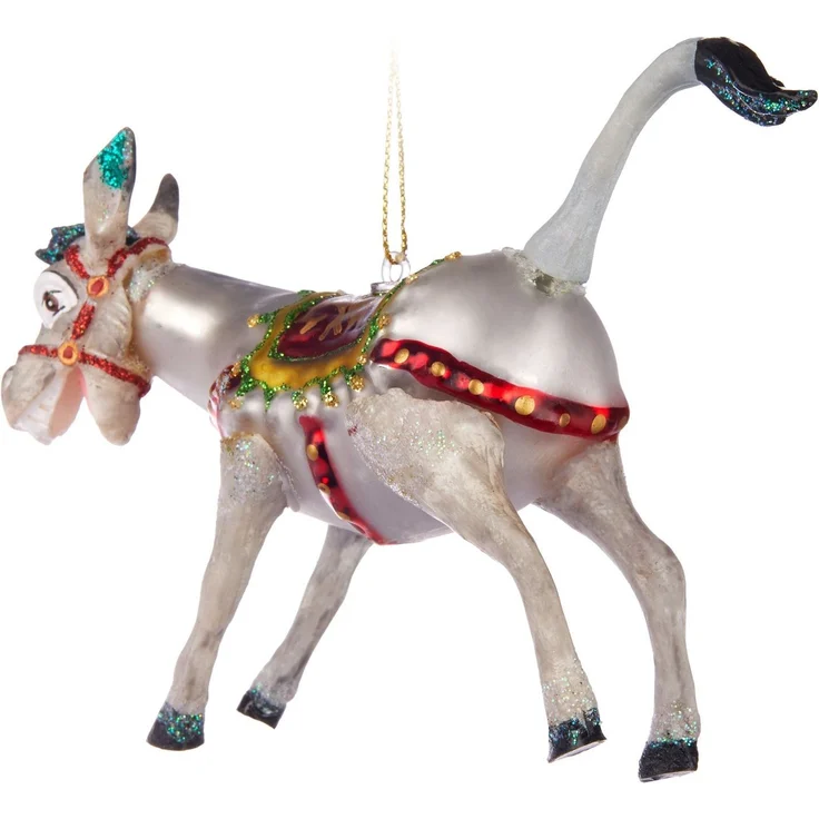 BRUBAKER Weihnachtsbaumkugel Lustige Weihnachtskugel aus Glas - Handbemalt & Mundgeblasen (1 St), Christbaumschmuck Figur - Deko Anhänger Baumkugel - Christbaumkugel – Bild 3