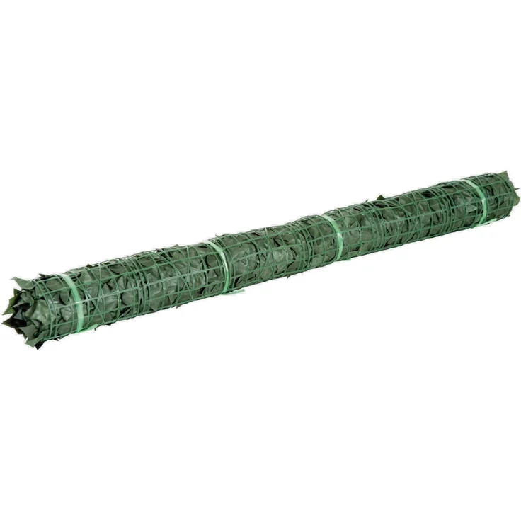Künstliche Sichtschutzhecke, Dekorrolle, 3 L x 1,5 H m, realistisches Laub, UV-beständig, grün – Bild 10